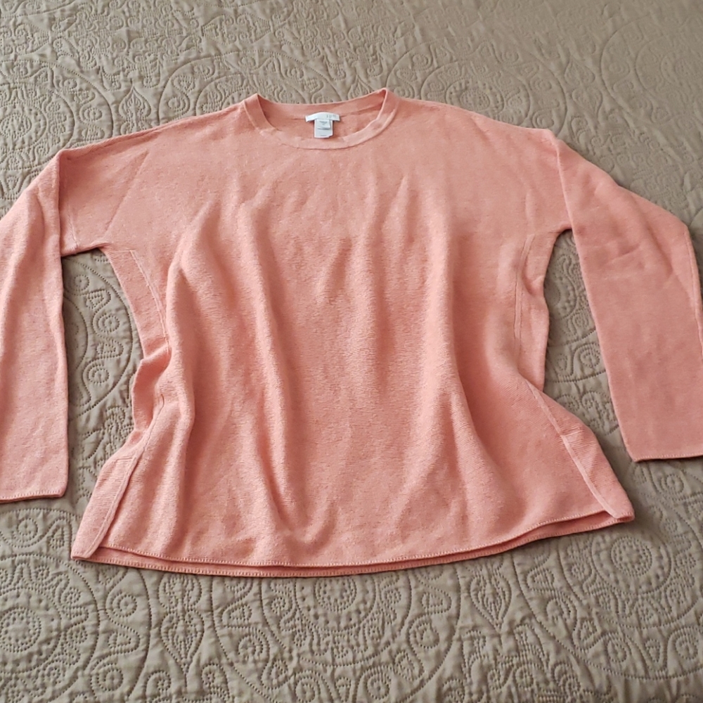 J. Jill Peach Pull Over Sweater XS
